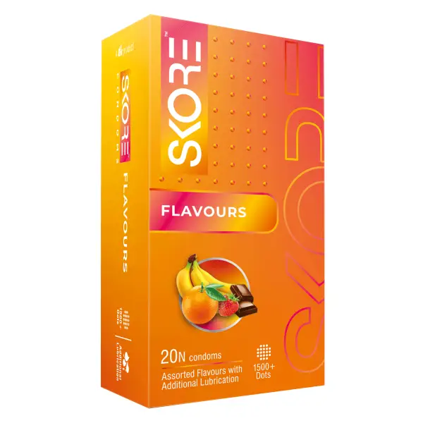 Skore assorted flavours condom